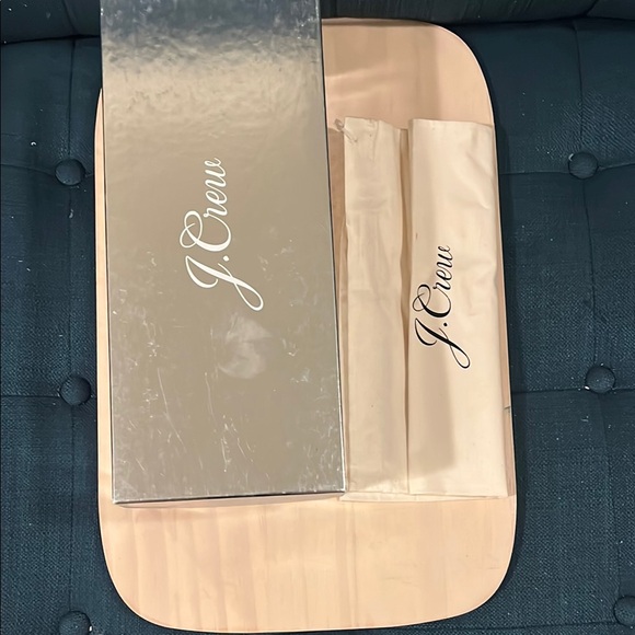 Elegant Pale Pink Feather-Trimmed J.Crew Collection Silk Satin Mules slides - Picture 4 of 5